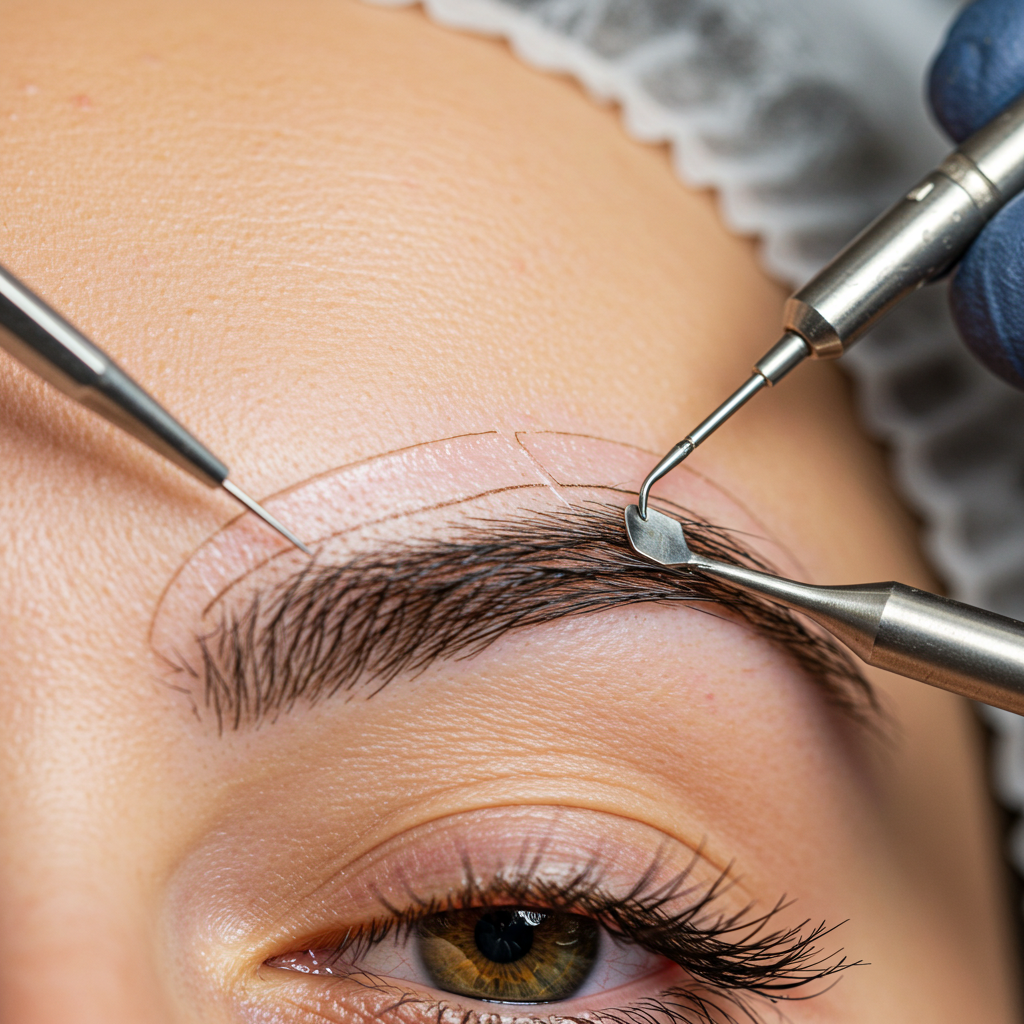 Augenbrauentransplantation – Natürliche Brauen